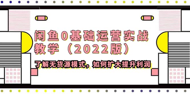 闲鱼0基础运营实战教学（2022版）了解无货源模式，如何扩大提升利润-