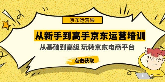 从新手到高手京东运营培训：从基础到高级 玩转京东电商平台(无水印)-