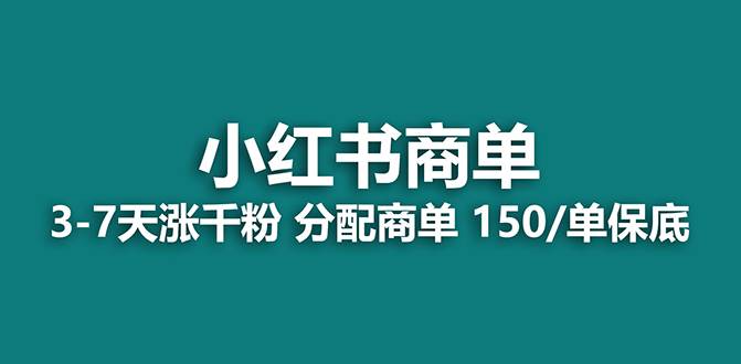 【蓝海项目】2023最强蓝海项目，小红书商单项目，没有之一！-