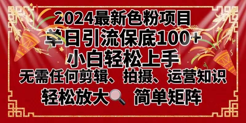 2024最新换脸项目，小白轻松上手，单号单月变现3W＋，可批量矩阵操作放大-