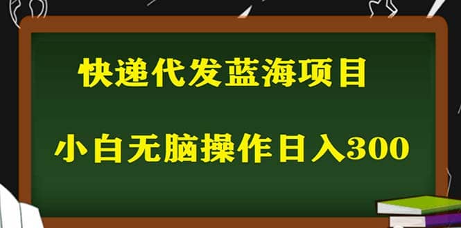 2023最新蓝海快递代发项目，小白零成本照抄-