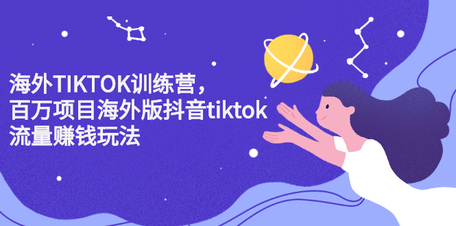 海外TIKTOK训练营，百万项目海外版抖音tiktok流量变现玩法-