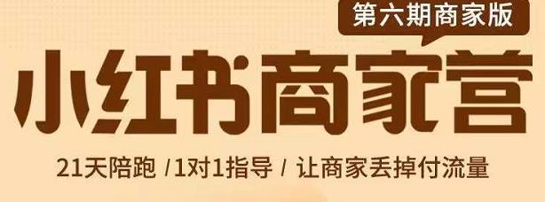 贾真-小红书商家营第6期商家版，21天带货陪跑课，让商家丢掉付流量-