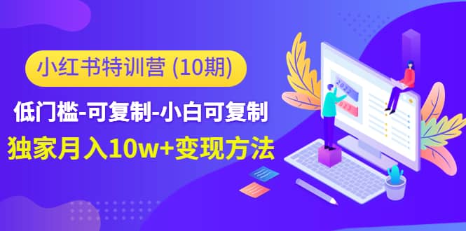 小红书特训营（第10期）低门槛-可复制-小白可复制-