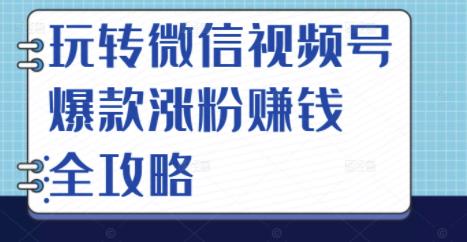 玩转微信视频号爆款涨粉赚钱全攻略，让你快速抓住流量风口，收获红利财富-