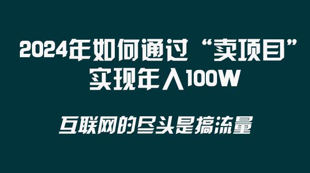 2024年如何通过“卖项目”实现年入100W-