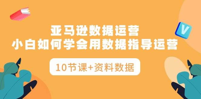 亚马逊数据运营，小白如何学会用数据指导运营（10节课+资料数据）-